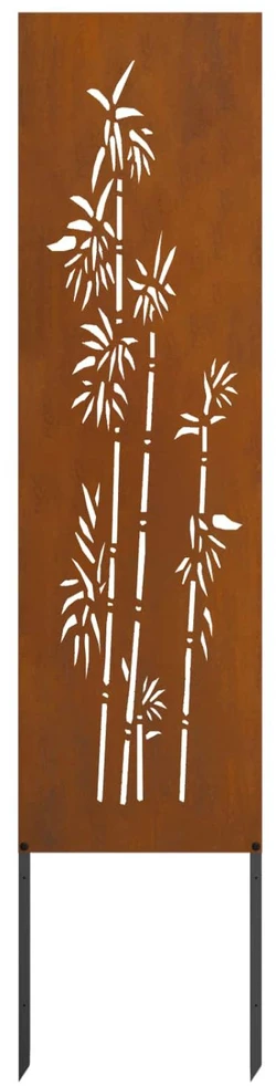 Sodo privatumo ekranas Gėlių Rūdijanti 32 x 140 cm