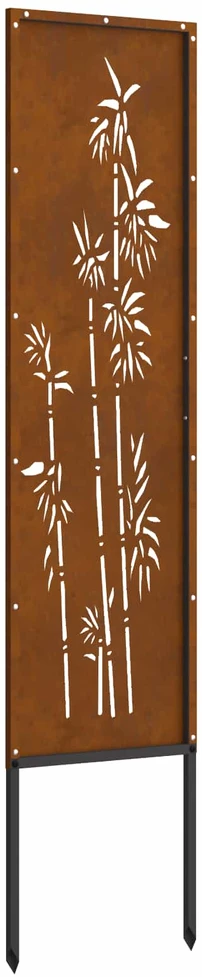 Sodo privatumo ekranas Gėlių Rūdijanti 32 x 140 cm