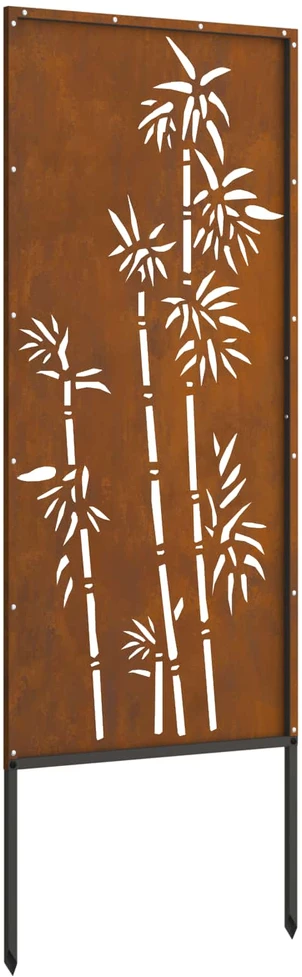 Sodo privatumo ekranas Gėlių Rūdijanti 50 x 140 cm