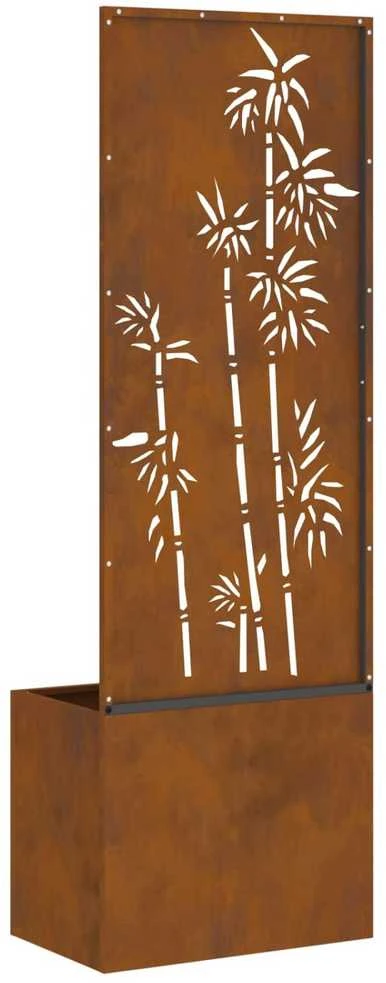 Sodo privatumo ekranas Gėlių Rūdijanti 50 x 32 x 150 cm