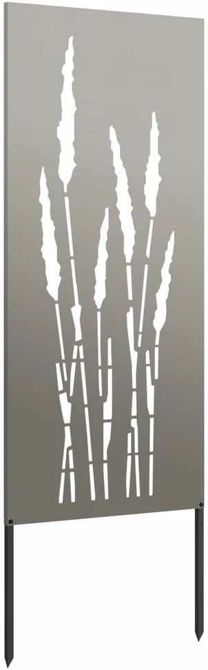 Sodo privatumo ekranas Gėlių Rūdijanti 50 x 140 cm