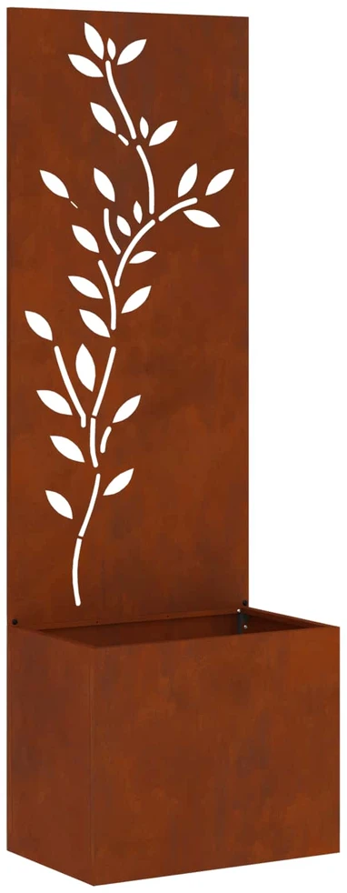 Sodo privatumo ekranas Gėlių Rūdijanti 50 x 32 x 150 cm