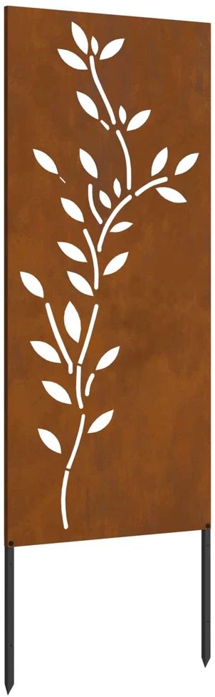 Sodo privatumo ekranas Gėlių Rūdijanti 50 x 140 cm