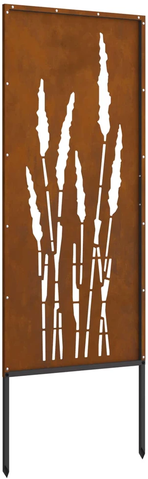 Sodo privatumo ekranas Gėlių Rūdijanti 50 x 140 cm