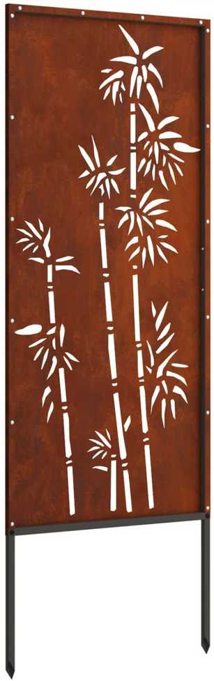 Sodo privatumo ekranas Gėlių Rūdijanti 50 x 140 cm