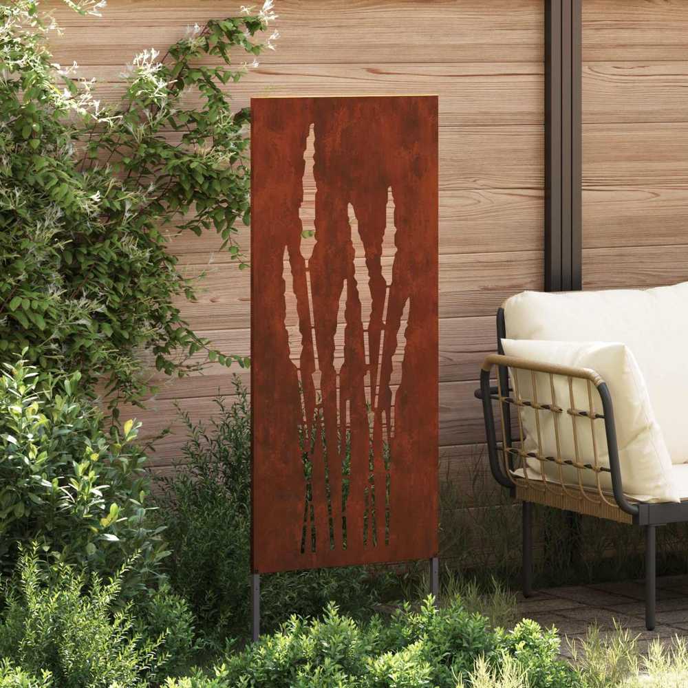 Nuotraukų rėmelis Sodo privatumo ekranas Gėlių Rūdijanti 50 x 140 cm