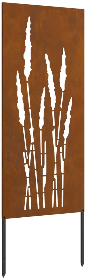 Sodo privatumo ekranas Gėlių Rūdijanti 50 x 140 cm