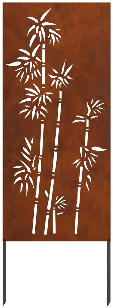 Sodo privatumo ekranas Gėlių Rūdijanti 50 x 140 cm