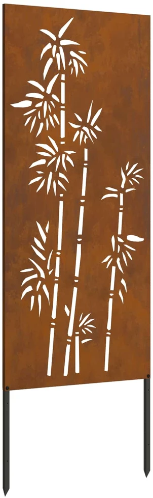 Sodo privatumo ekranas Gėlių Rūdijanti 50 x 140 cm