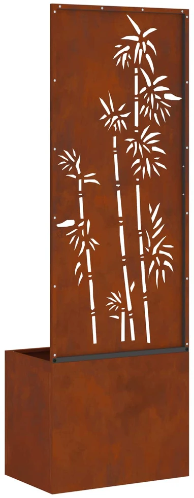 Sodo privatumo ekranas Gėlių Rūdijanti 50 x 32 x 150 cm
