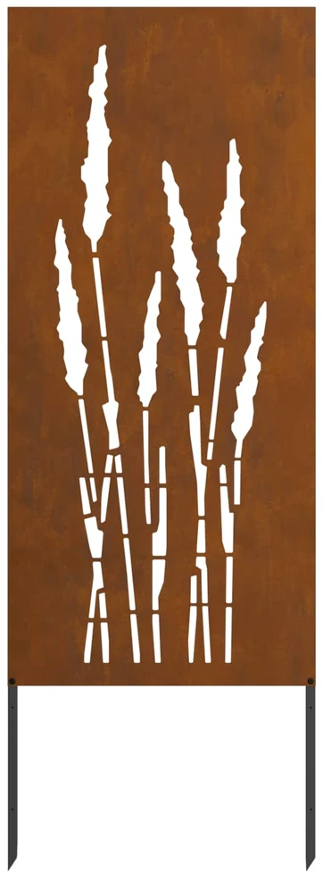 Sodo privatumo ekranas Gėlių Rūdijanti 50 x 140 cm