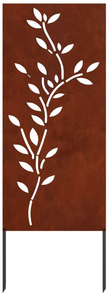 Sodo privatumo ekranas Gėlių Rūdijanti 50 x 140 cm