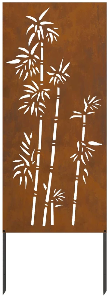 Sodo privatumo ekranas Gėlių Rūdijanti 50 x 140 cm