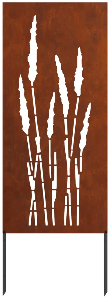 Sodo privatumo ekranas Gėlių Rūdijanti 50 x 140 cm