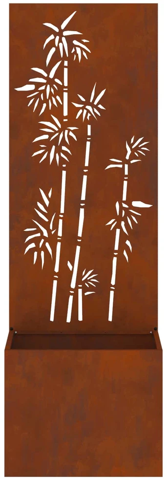 Sodo privatumo ekranas Gėlių Rūdijanti 50 x 32 x 150 cm