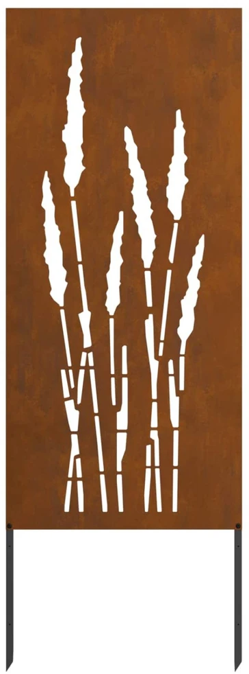 Nuotraukų rėmelis Sodo privatumo ekranas Gėlių Rūdijanti 50 x 140 cm