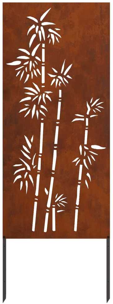 Sodo privatumo ekranas Gėlių Rūdijanti 50 x 140 cm
