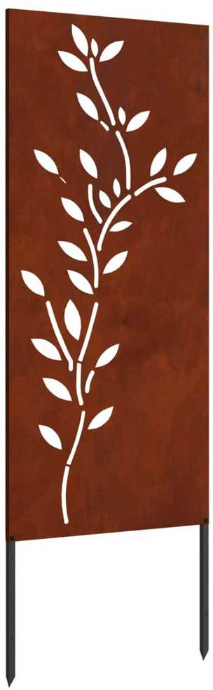Sodo privatumo ekranas Gėlių Rūdijanti 50 x 140 cm