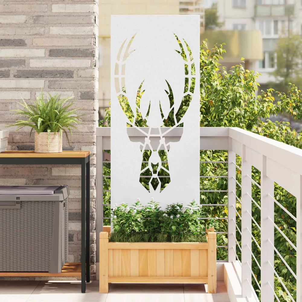 Sodo privatumo ekranas Gyvūnų raštai Balta 50 x 140 cm