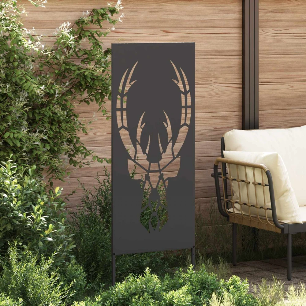 Sodo privatumo ekranas Gyvūnų raštai Juoda 50 x 140 cm