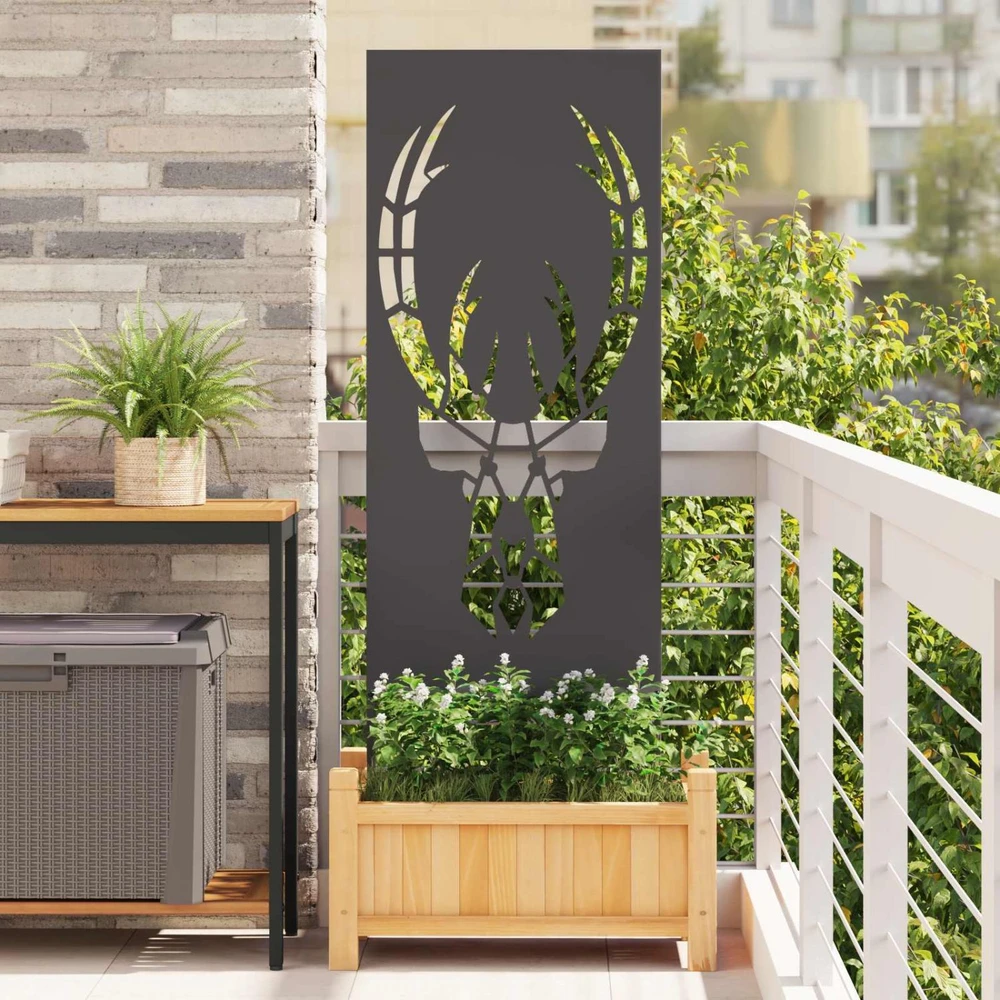 Sodo privatumo ekranas Gyvūnų raštai Juoda 50 x 140 cm