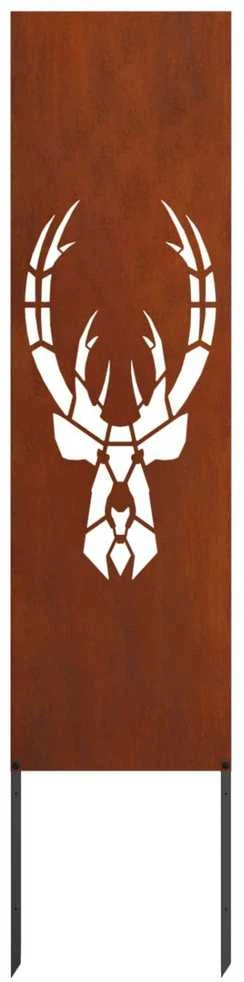 Sodo privatumo ekranas Gyvūnų raštai Rūdijanti 32 x 140 cm