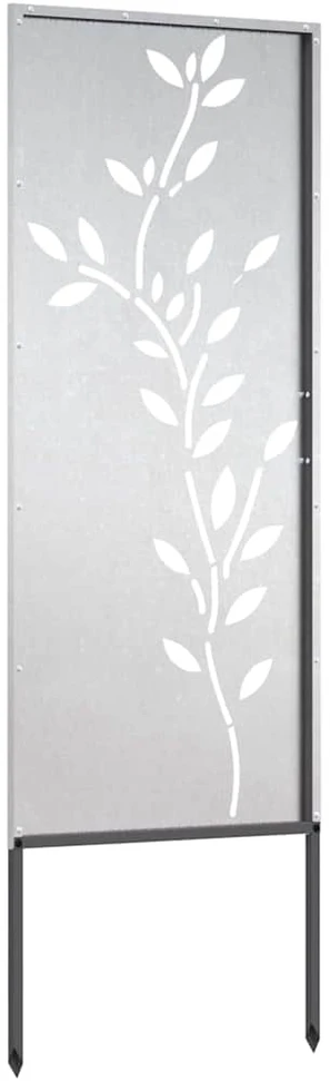 Sodo privatumo ekranas Sidabro 50 x 140 cm Nerūdijantis plienas