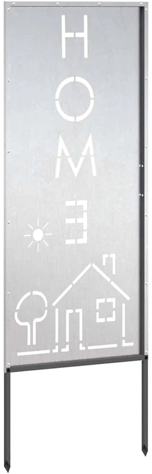 Sodo privatumo ekranas Sidabro 50 x 140 cm Nerūdijantis plienas
