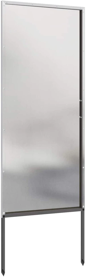 Sodo privatumo ekranas Sidabro 50 x 140 cm Nerūdijantis plienas