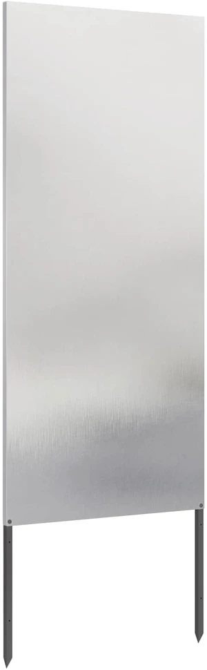 Sodo privatumo ekranas Sidabro 50 x 140 cm Nerūdijantis plienas