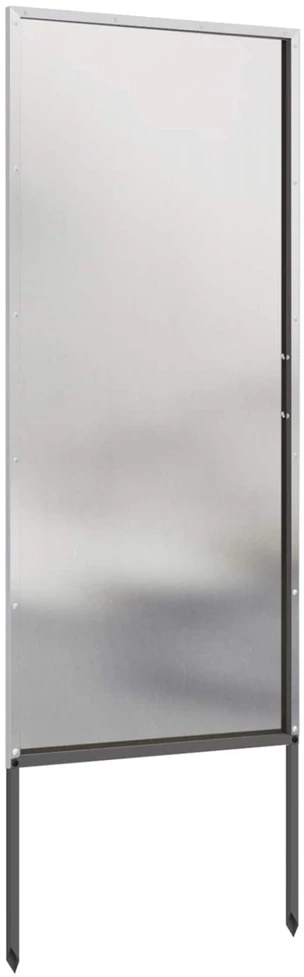 Nuotraukų rėmelis Sodo privatumo ekranas Sidabro 50 x 140 cm Nerūdijantis plienas