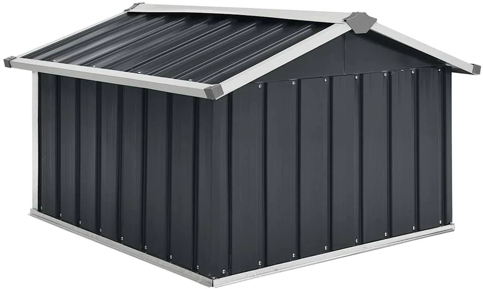 Sodo roboto vejapjovės garažas, antracito, 92x97x63cm, plienas