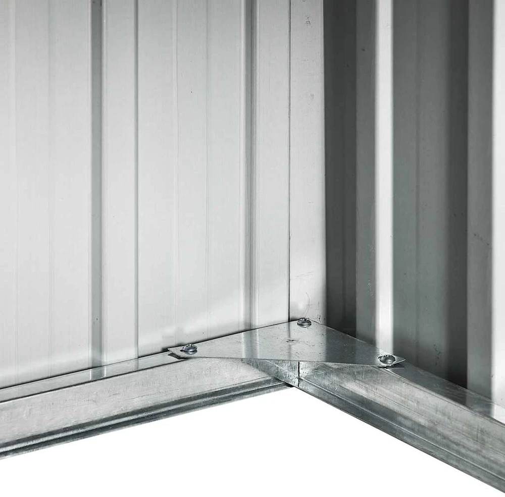 Sodo roboto vejapjovės garažas, antracito, 92x97x63cm, plienas