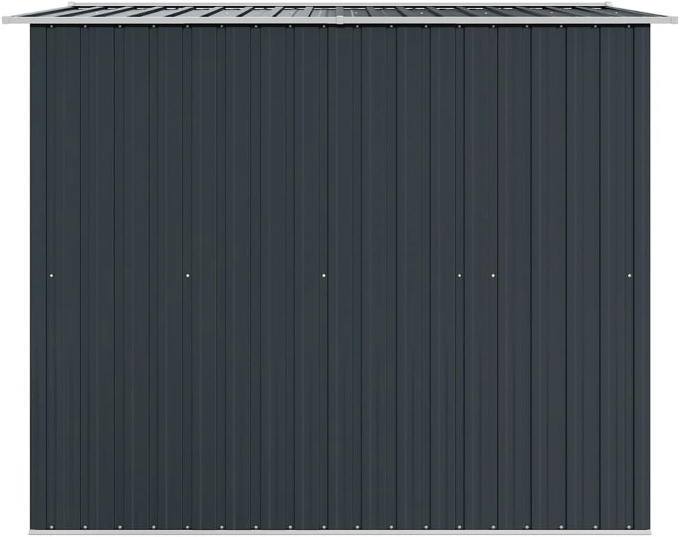 Sodo sandėliukas, antracito spalvos, 257x205x178cm, plienas