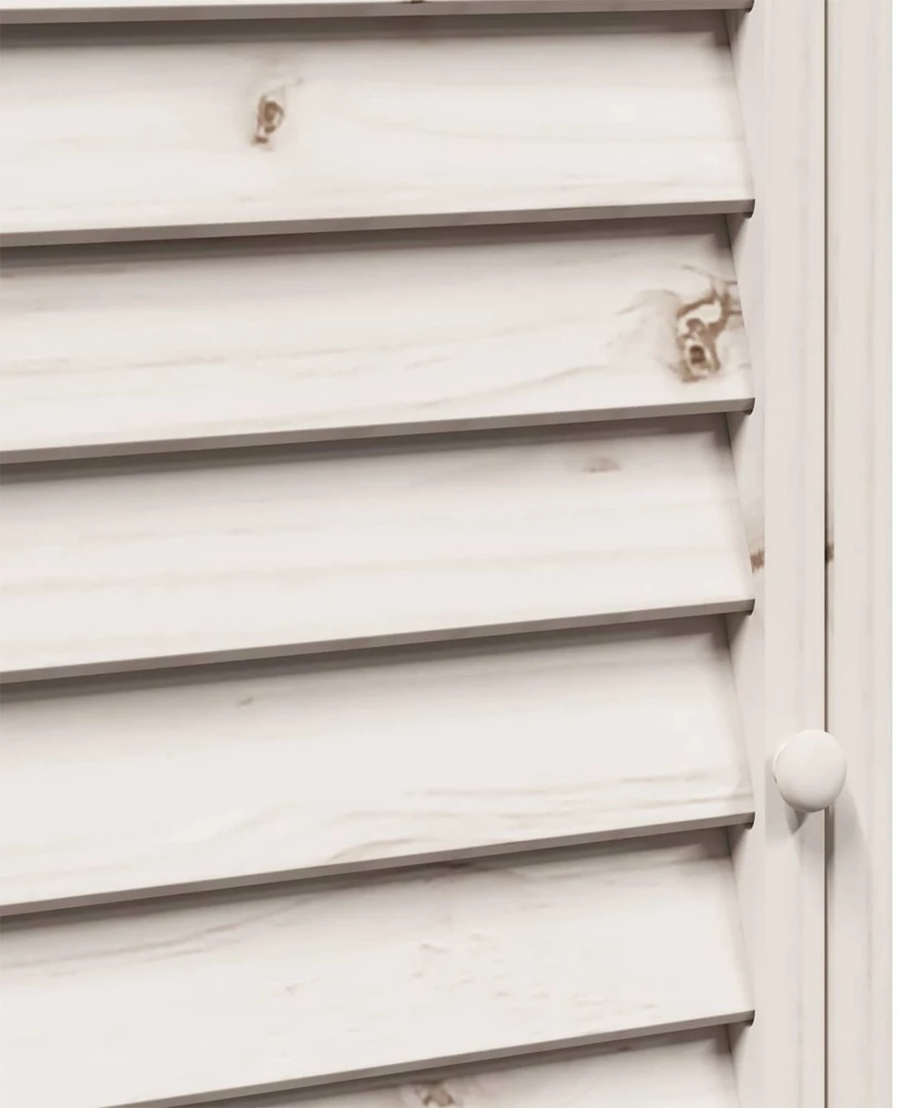Sodo Sandėlys Balta 59 x 56 x 113,5 cm Kietasis pušinis medis