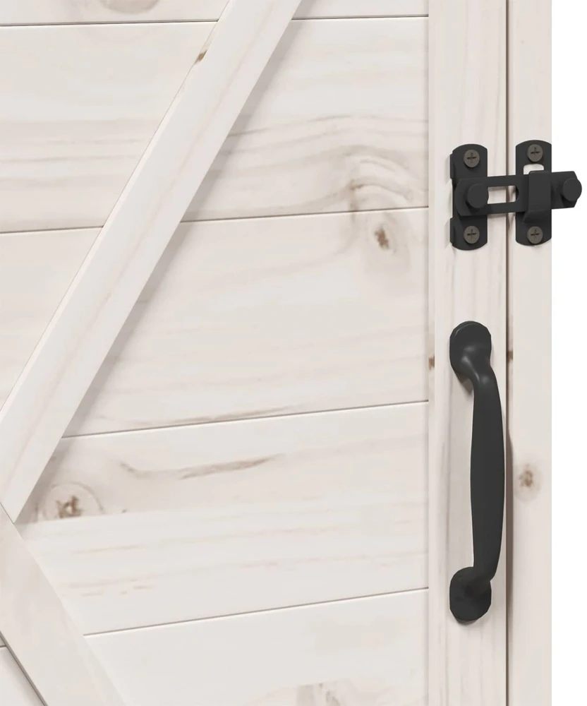 Sodo Sandėlys Balta 59,5 x 56 x 113,5 cm Kietasis pušinis medis