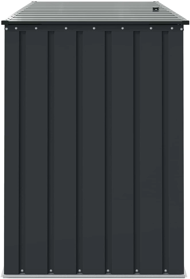 Sodo saugojimo dėžė Juoda 151,5 x 82 x 110,5 cm Plienas