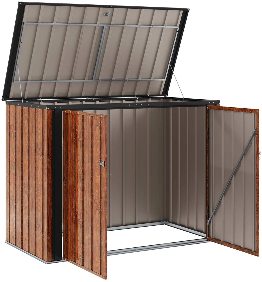 Sodo saugojimo dėžė Ruda 151,5 x 82 x 110,5 cm Plienas