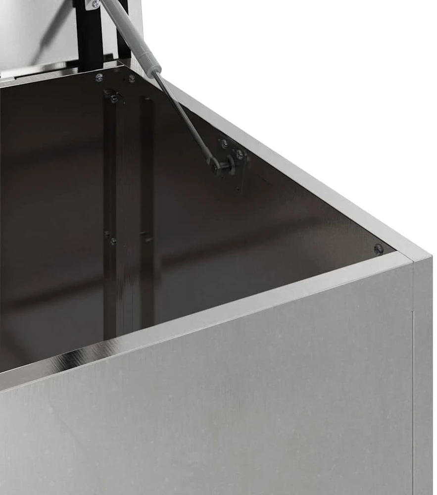 Sodo saugojimo pagalvių dėžė Galvanizuotas plienas 220 L