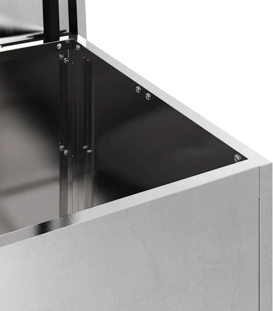 Sodo saugojimo pagalvių dėžė Galvanizuotas plienas 175 L