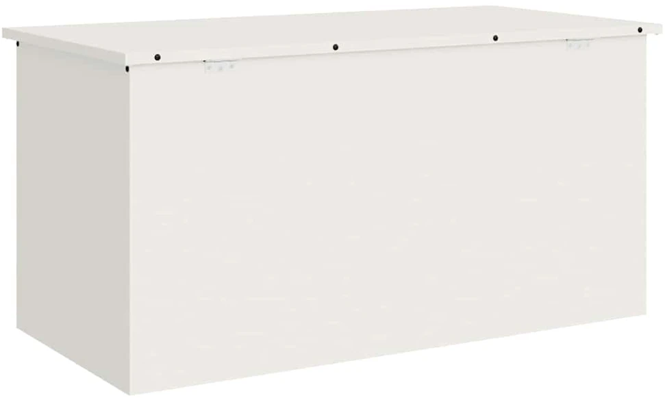 Sodo saugojimo pagalvių dėžė Galvanizuotas plienas 220 L Balta