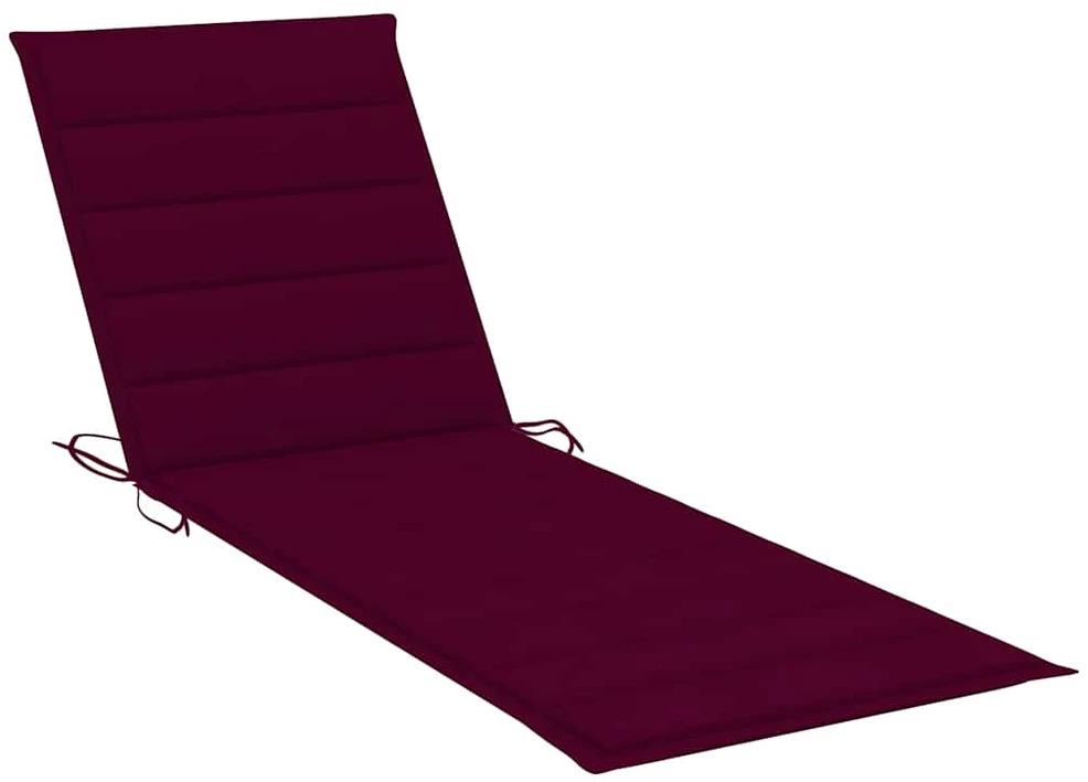 Sodo saulės gultas su čiužinuku, akacijos medienos masyvas
