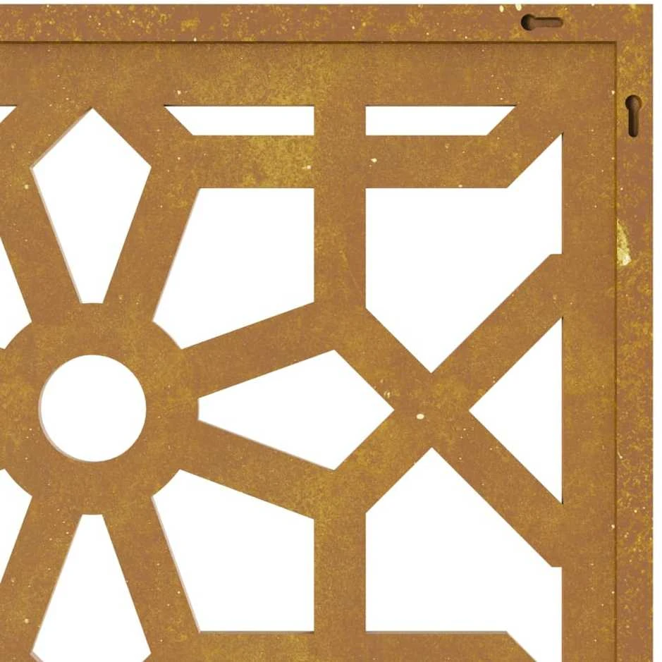 Nuotraukų rėmelis Sodo sienos dekoracija, 105x55cm, corten plienas