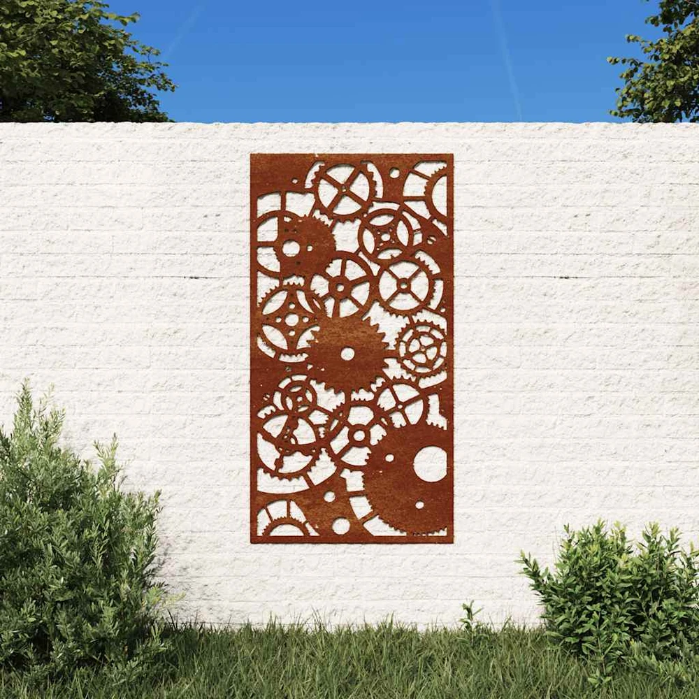 Nuotraukų rėmelis Sodo sienos dekoracija, 105x55cm, corten plienas