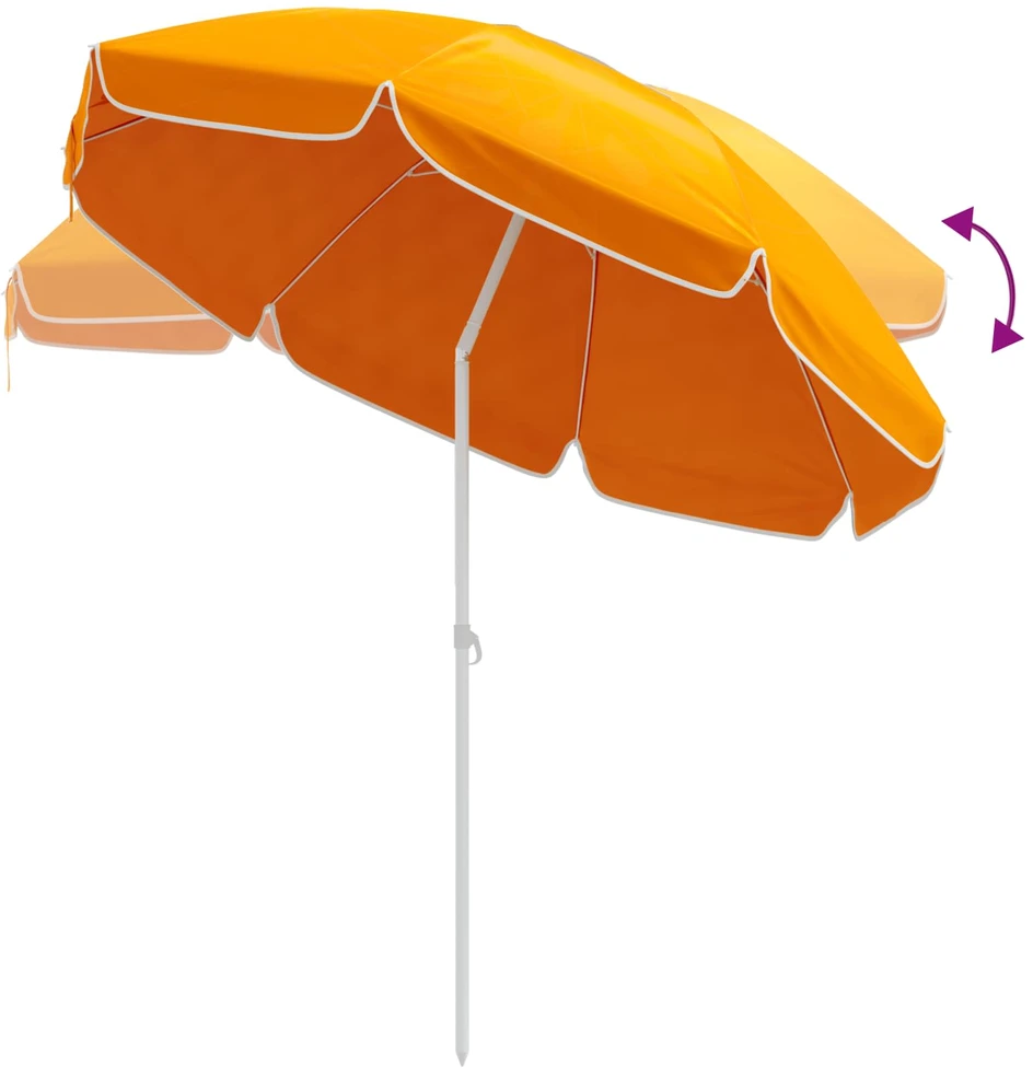 Sodo skėtis 180 cm 170T poliesteris Oranžinė