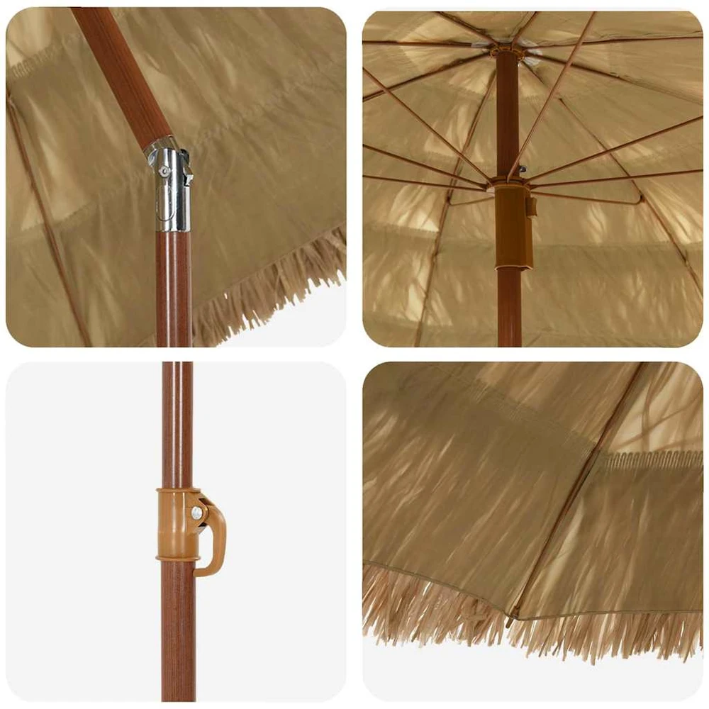 Sodo skėtis 160 x 160 x 196 cm Polipropilenas ir poliesteris