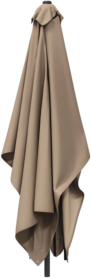 Sodo skėtis 200 x 300 cm Poliesteris Stačiakampio Taupe
