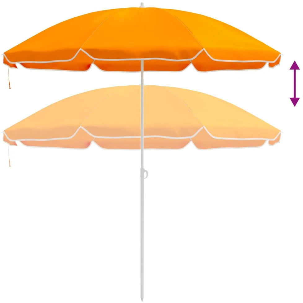 Sodo skėtis 240 cm 170T poliesteris Oranžinė