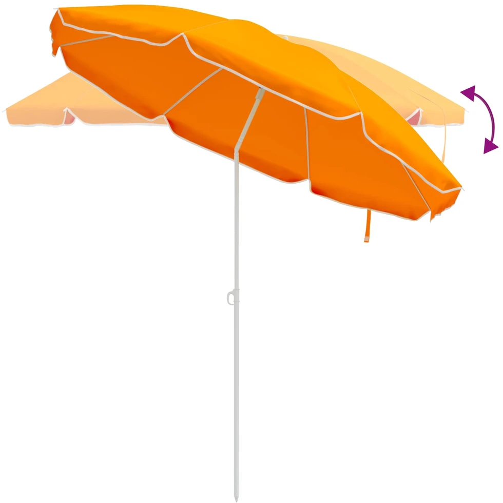 Sodo skėtis 240 cm 170T poliesteris Oranžinė