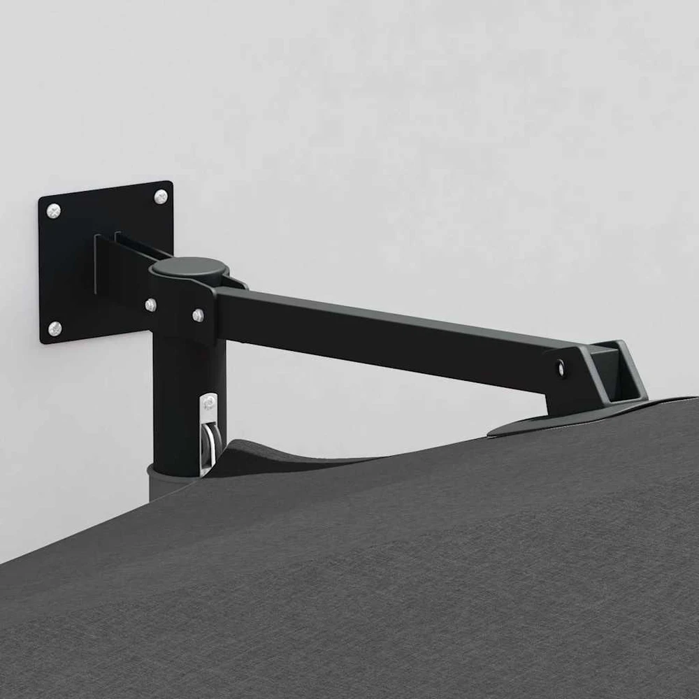 Sodo skėtis 248 x 248 x 148 cm Poliesteris ir plienas Antracito